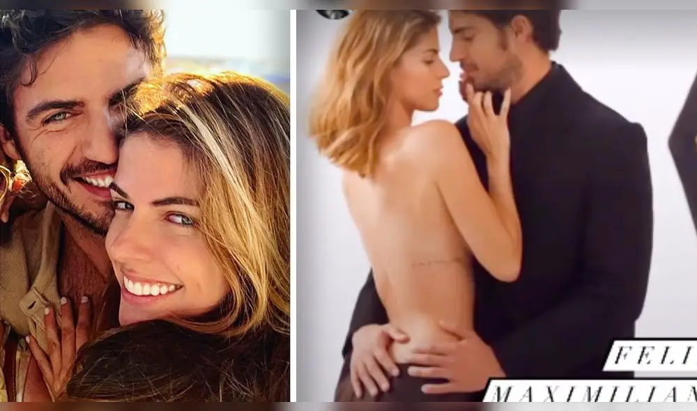 “Feliz día Maximiliano", escribió Stephanie Cayo. Foto: composición Instagram