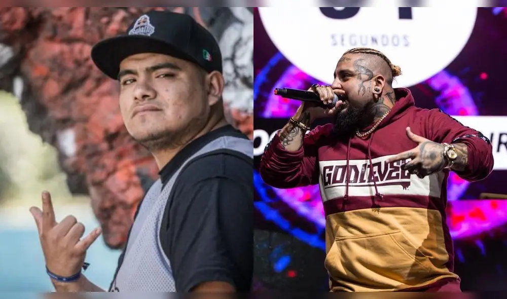 Aczino y Lobo Estepario, actuales líderes de FMS México. Foto: composición La República