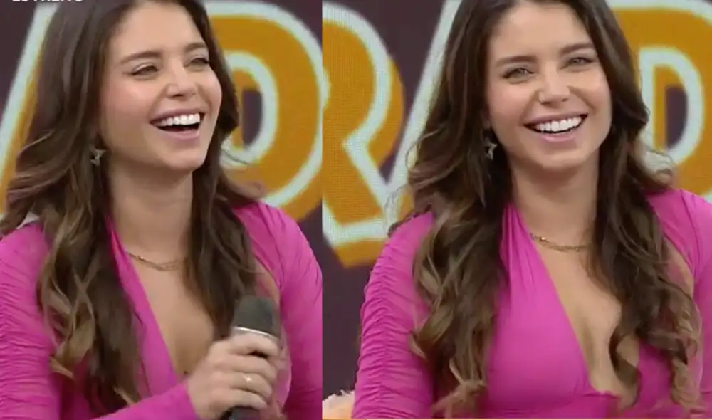 La influencer fue la invitada especial de América hoy, sin embargo, prefirió no responder ninguna pregunta relacionada a su ex Patricio Parodi. Foto: América hoy/captura