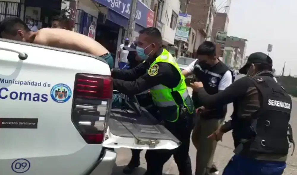 Comando opera con apoyo de la PNP. Foto: URPI-LR Comando opera con apoyo de la PNP. Foto: URPI-LR