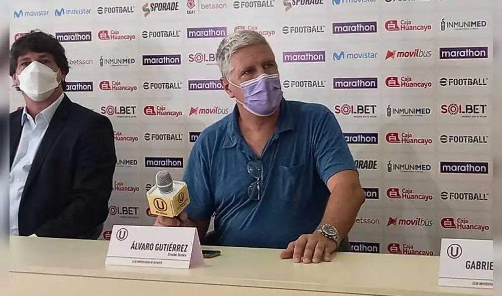Álvaro Gutiérrez podrá dirigir a Universitario a partir de la segunda fecha de la Liga 1. Foto: Deysi Portuguez / URPI-LR Álvaro Gutiérrez podrá dirigir a Universitario a partir de la segunda fecha de la Liga 1. Foto: Deysi Portuguez / URPI-LR