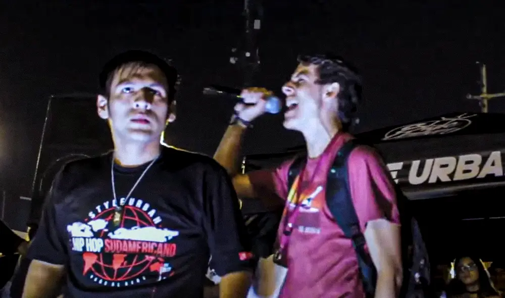 Jaze y Stick, finalistas de Sangre Inca Raptonda 2018. Foto: Raptonda YouTube Jaze y Stick, finalistas de Sangre Inca Raptonda 2018. Foto: Raptonda YouTube