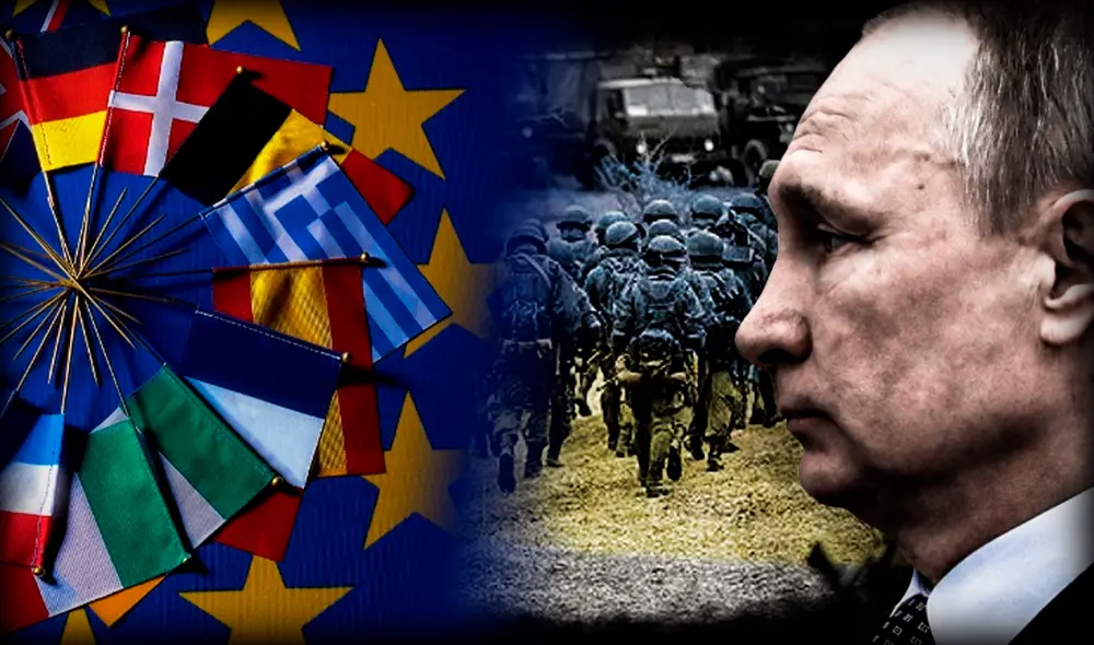 Estados Unidos y las potencias europeas acusan al presidente ruso, Vladimir Putin, de planear una posible invasión de Ucrania. Foto: composición/LR-Iniseg Estados Unidos y las potencias europeas acusan al presidente ruso, Vladimir Putin, de planear una posible invasión de Ucrania. Foto: composición/LR-Iniseg