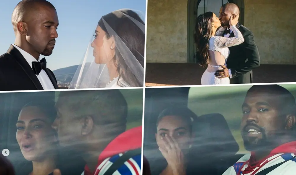 El amor entre Kim y Kanye West finalizó cuando 'Ye' empezó a realizar continuos ataques contra la familia Kardashian. Foto: Composición GLR
