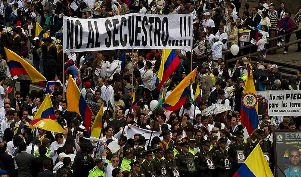 La mayoría de los raptos ocurrieron en Valle de Cauca. El país vive una nueva ola de criminalidad. Foto: referencial/EFE La mayoría de los raptos ocurrieron en Valle de Cauca. El país vive una nueva ola de criminalidad. Foto: referencial/EFE