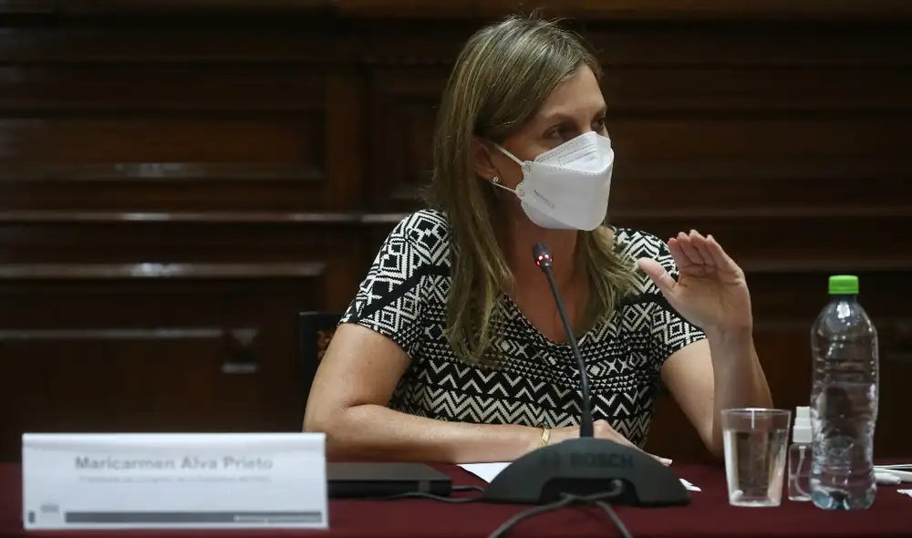 María del Carmen Alva, presidenta de la Mesa Directiva del Congreso de la República. Foto: Parlamento