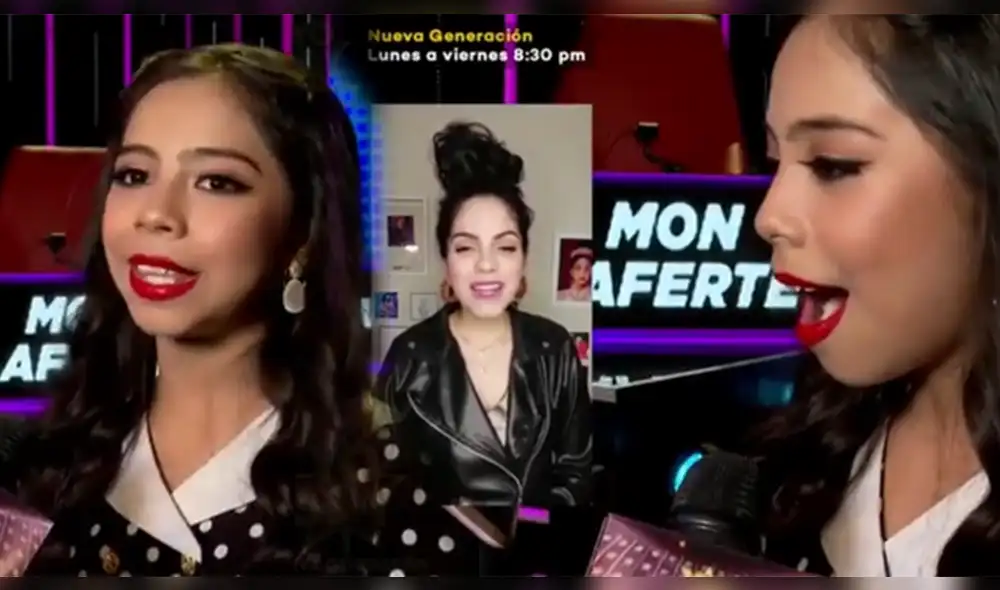 Paula Fernández deleitó al público y al jurado con el popular tema de Mon Laferte "Tu falta de querer". Foto: composición/captura de Latina