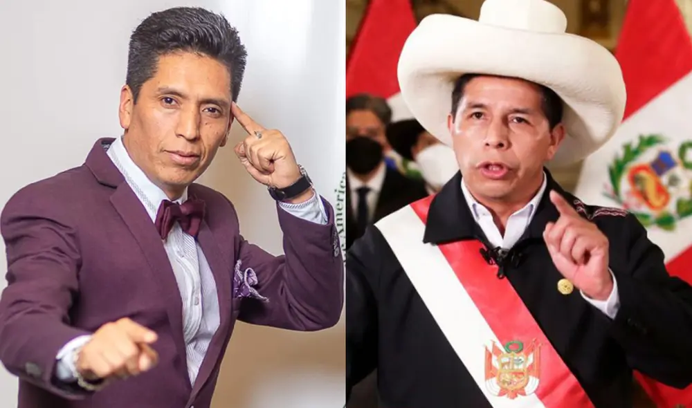 Pedro Castillo estuvo más de una hora y media con especialista en autosanación, de acuerdo a los registros de Palacio. Foto: Facebook de Saúl Alanya/composición/La República