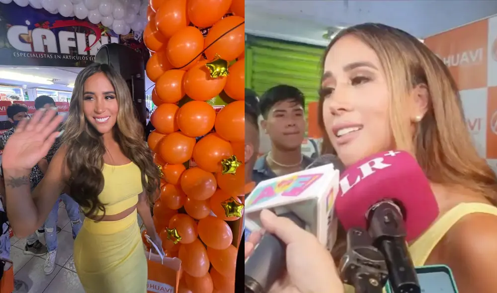 “¿Te resbala las críticas por haber oficializado a tu amante?”, le preguntó la reportera a Melissa Paredes. Foto: Raúl Egusquiza  / URPI - LR