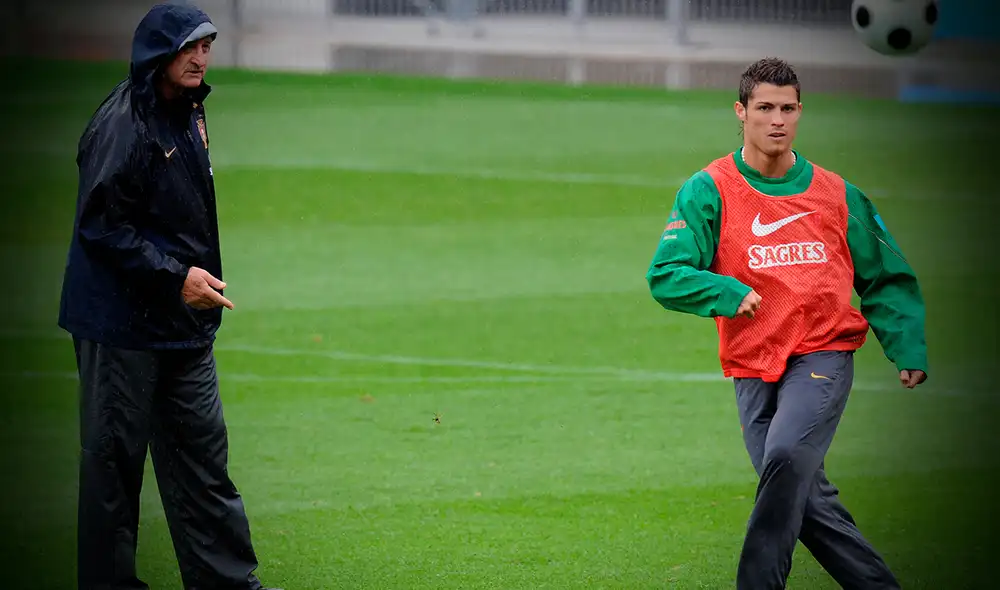 Scolari dirigió a la selección portuguesa de Cristiano Ronaldo del 2003 al 2008. Foto: composición/ AFP Scolari dirigió a la selección portuguesa de Cristiano Ronaldo del 2003 al 2008. Foto: composición/ AFP