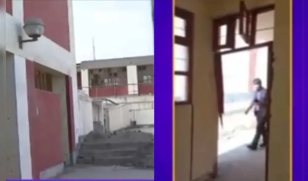 Los vecinos resaltaron que el colegio no está habilitado, debido a que nunca fue inaugurado por una presunta mala construcción. Foto: Latina Noticias