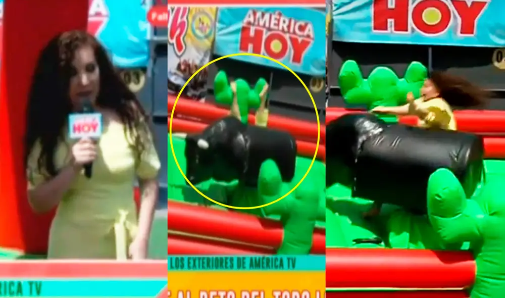 Janet Barboza es conductora de América hoy. Foto: capturas América TV