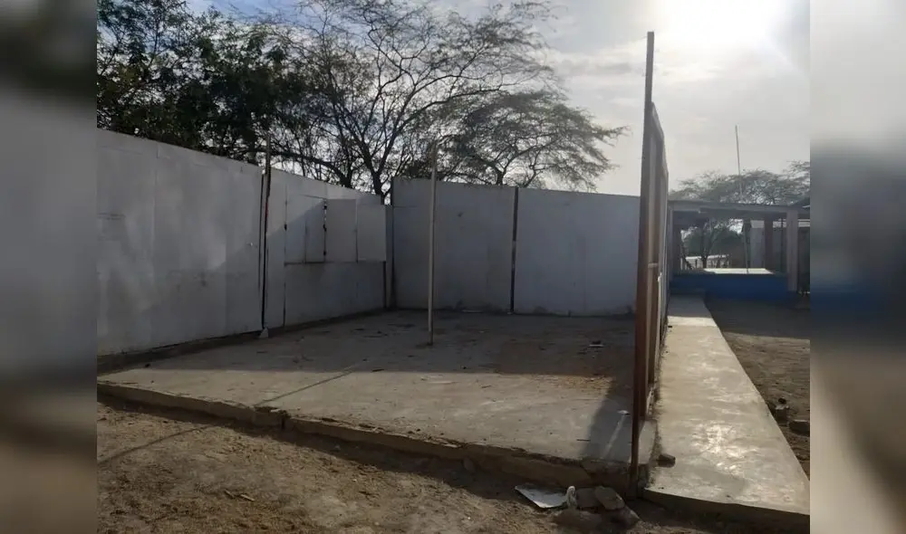 Escuela secundaria Manuel González Prada tiene el 90% de sus aulas en estado inhabitable. Foto: Víctor Chiroque