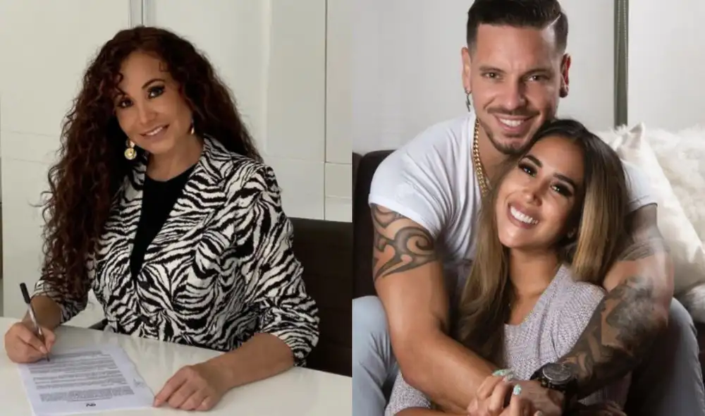 Janet Barboza tuvo duros comentarios sobre Anthony Aranda, el novio de Melisa Paredes. Foto: composición/ Instagram Janet Barboza/ Instagram Anthony Aranda