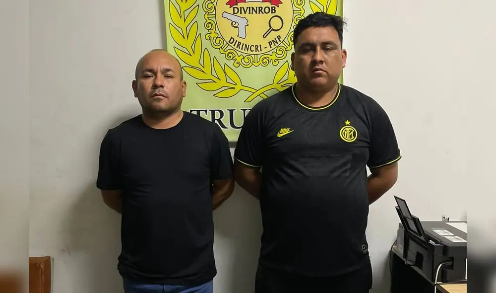 Detenidos fueron llevados al complejo policial de San Andrés. Foto: PNP Detenidos fueron llevados al complejo policial de San Andrés. Foto: PNP