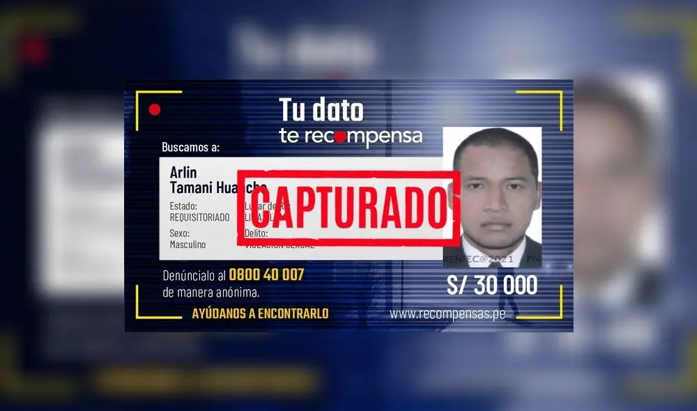 Quienes lo buscaban estaban esperando que cometiera un error, generalmente vinculado a algún tema familiar. Foto: Mininter Quienes lo buscaban estaban esperando que cometiera un error, generalmente vinculado a algún tema familiar. Foto: Mininter