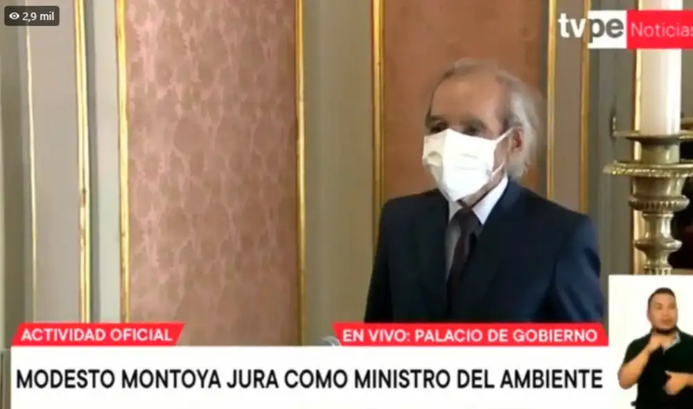 Modesto Montoya es designado ministro del Ambiente Modesto Montoya es designado ministro del Ambiente