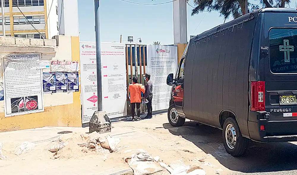 Hospital Unanue. La tasa de contagios  se ha duplicado este año en comparación al 2021. Foto: La República