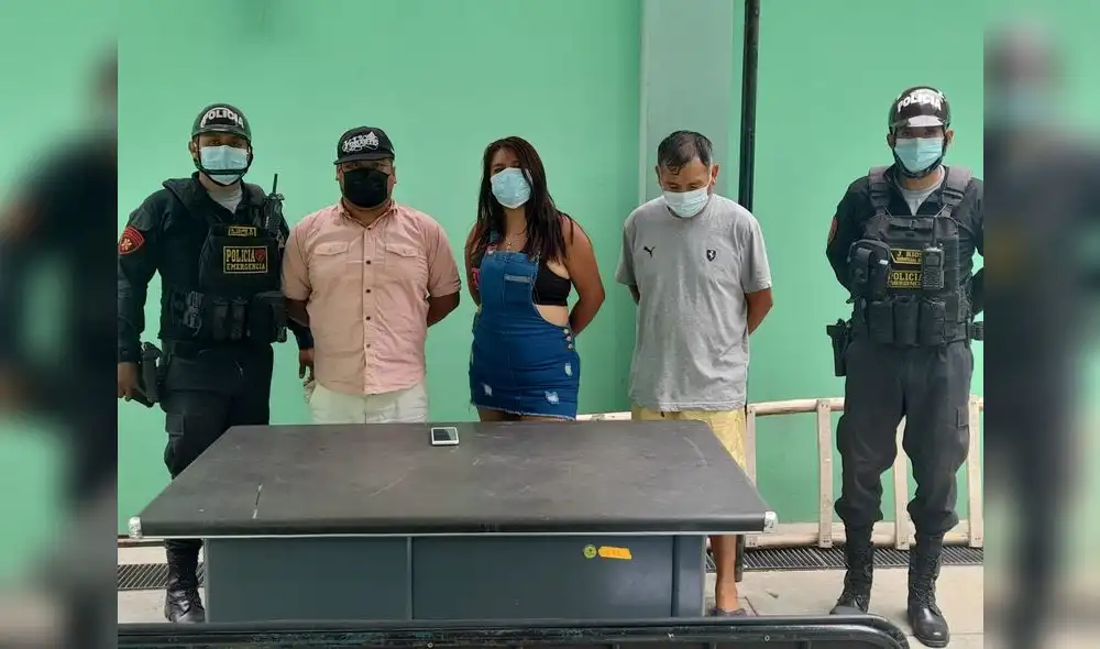 Intervención estuvo a cargo de personal policial de la Comisaría La Noria. Foto: PNP Intervención estuvo a cargo de personal policial de la Comisaría La Noria. Foto: PNP