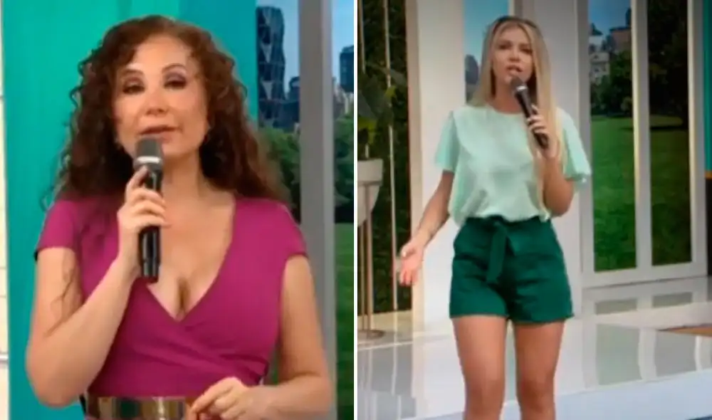 La noticia de Janet Barboza generó todo tipo de reacciones entre sus compañeros del programa. Foto: captura América TV.
