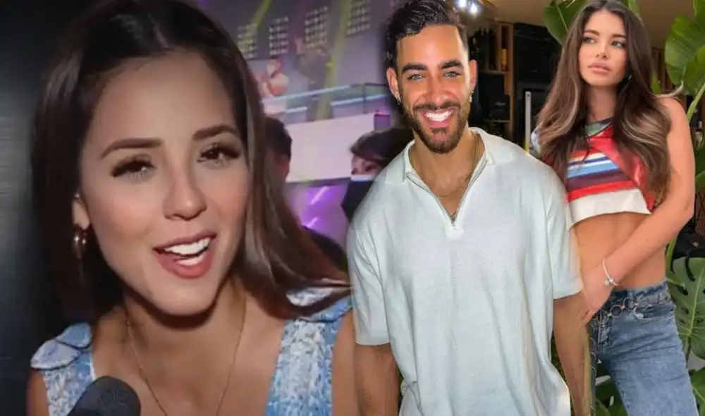 Luciana Fuster asegura que todo está normal tras el ampay donde se vio a Austin Palao con Flavia Laos. Foto: captura América TV, Austin Palao/Instagram, Flavia Laos/Instagram