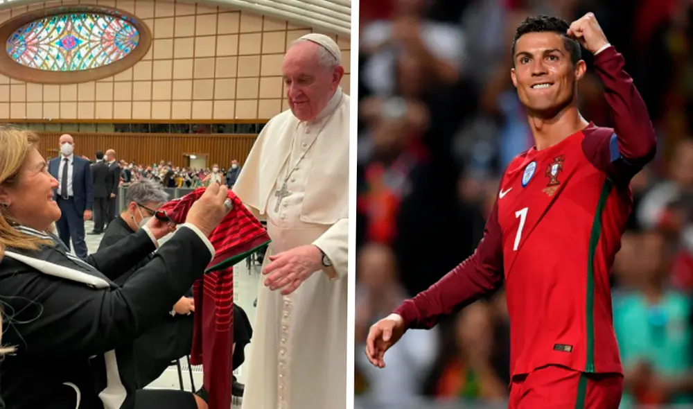 Dolores Aveiro estuvo en la audiencia general del Papa Francisco. Foto: Instagram Dolores Aveiro/AFP