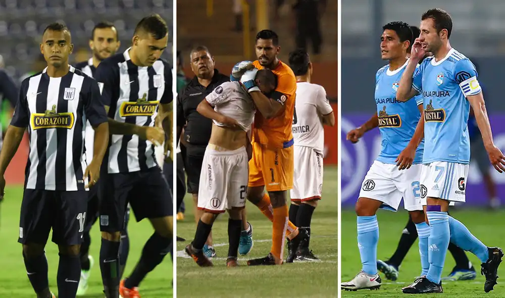 Alianza Lima y Sporting Cristal jamás superaron la fase previa de la Libertadores, mientras que Universitario lo logró solo una vez. Foto: composición GLR/EFE