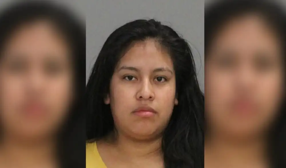 Berta Evelin López Vásquez está detenida en EE. UU. bajo fianza de 200.000 dólares. Foto: captura de Noticias Telemundo