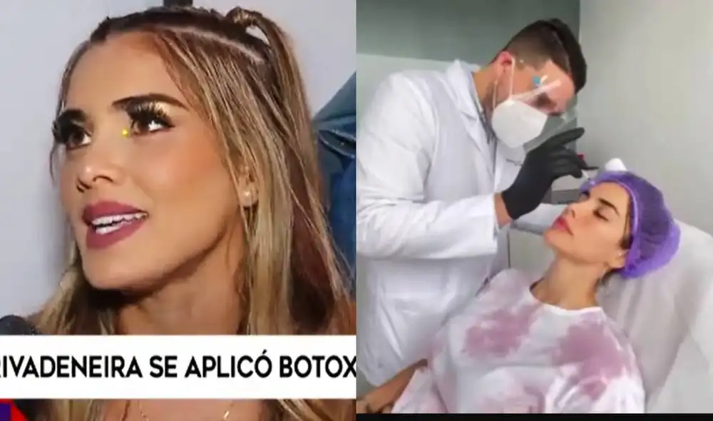 Korina Rivadeneira cuenta por qué se aplicó bótox. Foto: composición/captura de América TV/Instagram