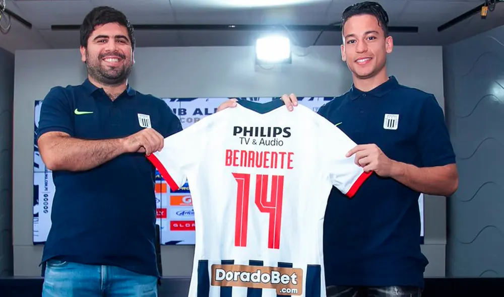 Cristian Benavente vestirá la camiseta de Alianza Lima con el dorsal '14'. Foto: Club Alianza Lima