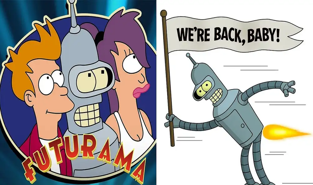 Futurama llegó por primera vez a la TV en 1999 y desde entonces se ha convertido en el programa favorito de miles de fans. Foto: composición/difusión/HULU Futurama llegó por primera vez a la TV en 1999 y desde entonces se ha convertido en el programa favorito de miles de fans. Foto: composición/difusión/HULU