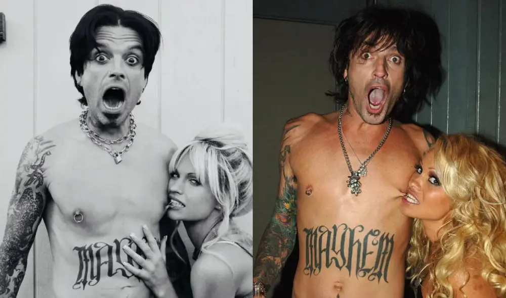 Lily James y Sebastian Stan lucen idénticos a Pamela Anderson y Tommy Lee en la serie Pam y Tommy, disponible en Star Plus. Foto: composición LR/Hulu/difusión Lily James y Sebastian Stan lucen idénticos a Pamela Anderson y Tommy Lee en la serie Pam y Tommy, disponible en Star Plus. Foto: composición LR/Hulu/difusión