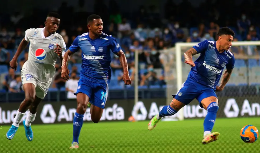 Emelec presentó en sociedad a su plantel 2022 con un triunfo ante Millonarios de Colombia. Foto: Emelec/Twitter