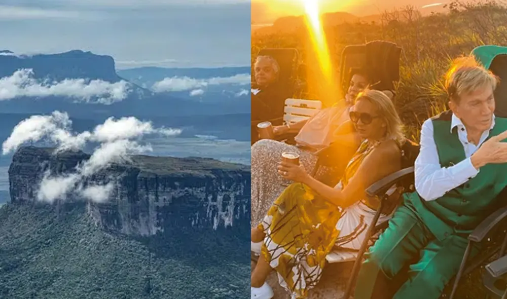 ONG SOSorinoco denunció que un grupo de personas realizó una fiesta privada en un área protegida como es el Parque Nacional Canaima de Venezuela. Foto: composición/Provea/Twitter