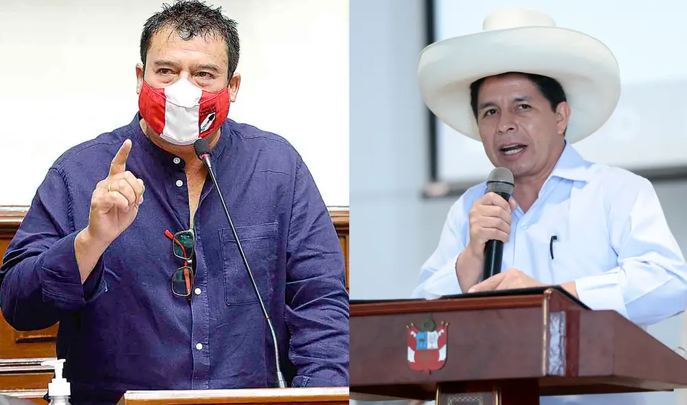 Edwin Martínez. Congresista de AP hizo varias visitas a Palacio para aconsejar a Castillo. Foto: La República