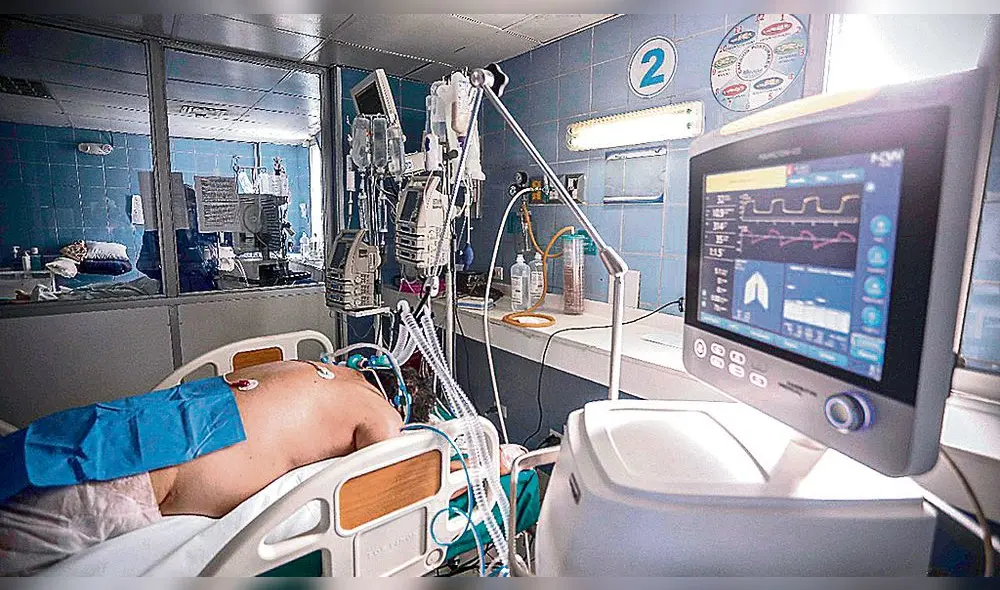 Hospital. Honorio se quedó sin camas UCI COVID-19. Foto: La República Hospital. Honorio se quedó sin camas UCI COVID-19. Foto: La República