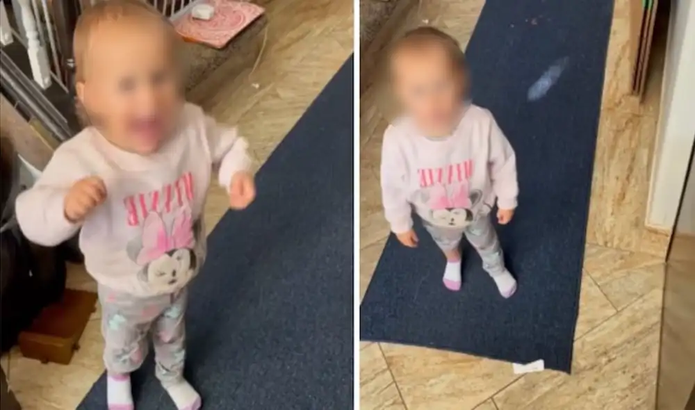 Niña se emociona cuando Alexa hace caso a su petición y le pone su canción favorita. Foto: captura de TikTok.