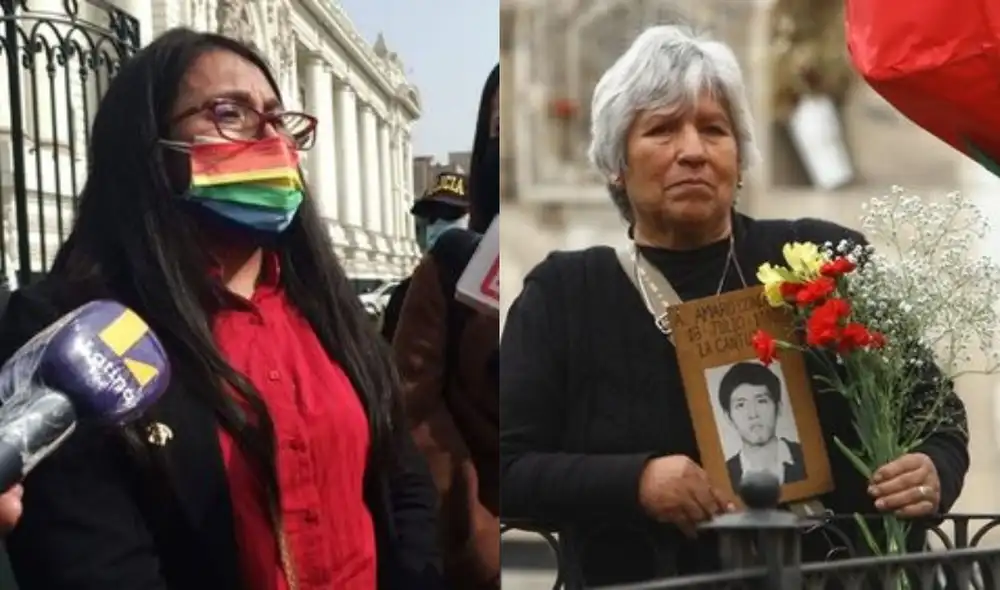 La congresista de Juntos por el Perú se pronunció sobre reportaje donde confunden a Raida Cóndor con una terrorista. Foto: composición LR. La congresista de Juntos por el Perú se pronunció sobre reportaje donde confunden a Raida Cóndor con una terrorista. Foto: composición LR.