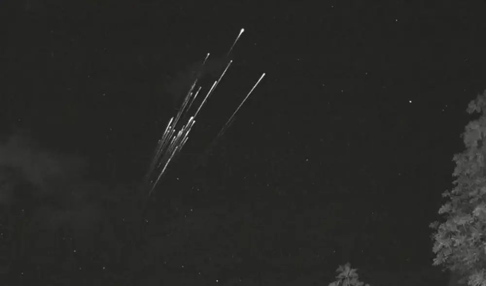 Según un comunicado de SpaceX, la caída de los satélites no representará ninguna amenaza para la Tierra ni generará residuos orbitales. Foto: Sociedad de Astronomía del Caribe / Twitter