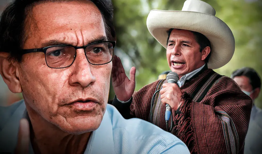 Vizcarra consideró que Castillo debe dar un paso al costado pero no de la forma en cómo lo plantea el Congreso. Foto: composición Gerson Cardoso/La República