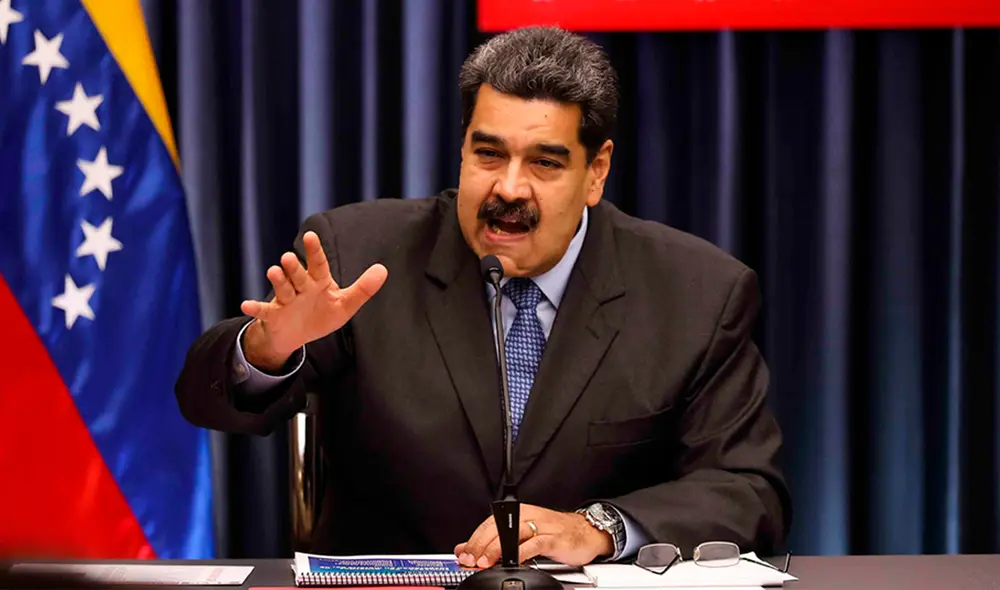 "Por ahí ha surgido una izquierda cobarde que basa su discurso en atacar el modelo bolivariano exitoso, victorioso, en atacar el legado histórico, y en atacarme a mí como presidente”, declaró Maduro. Foto: EFE