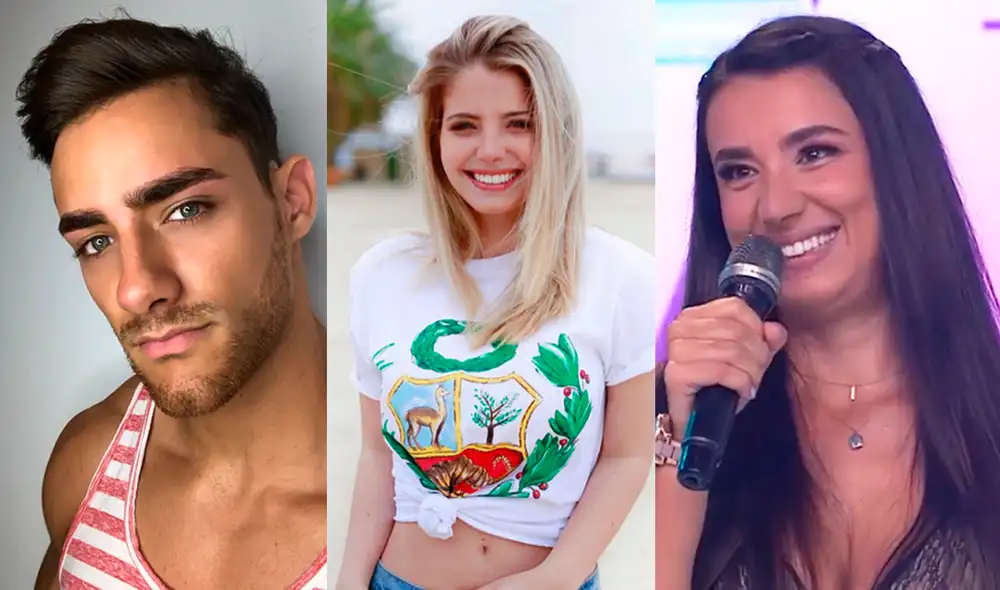 Austin Palao y Flavia Laos fueron captados besándose. Foto: Instagram / captura América TV Austin Palao y Flavia Laos fueron captados besándose. Foto: Instagram / captura América TV