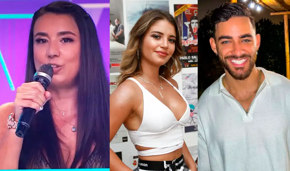 Austin Palao y Flavia Laos tienen un romance. Foto: captura América TV / GLR / Instagram Austin Palao y Flavia Laos tienen un romance. Foto: captura América TV / GLR / Instagram