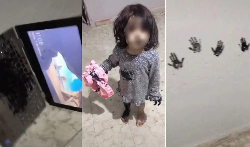 La travesura de la menor quedó registrada en un clip que logró obtener millones de reproducciones y reacciones en la red. Foto: captura de TikTok La travesura de la menor quedó registrada en un clip que logró obtener millones de reproducciones y reacciones en la red. Foto: captura de TikTok