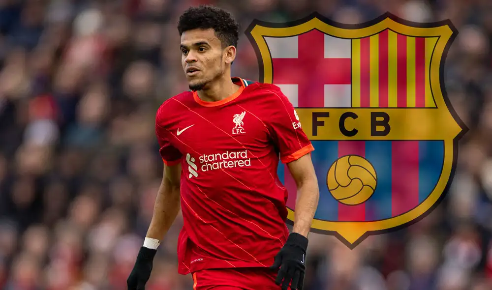 Luis Díaz debutó con Liverpool en la Premier League ante Leicester. Foto: composición/Liverpool FC