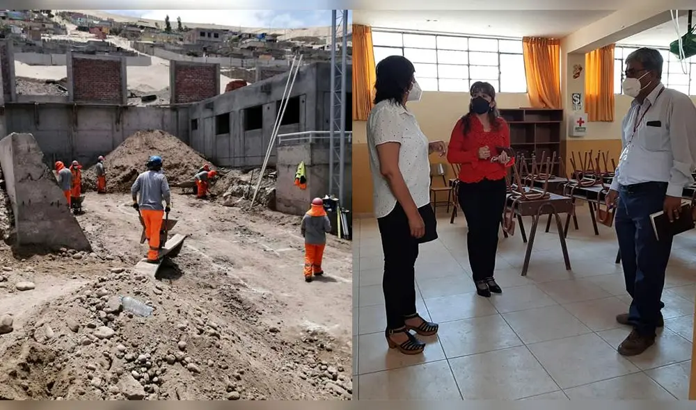 Por su parte, el gerente regional de Infraestructura, Juan Carlos Ortiz, indicó que la alternativa es entregar parcialmente las obras, priorizando las aulas. Foto: composición LR/Consejo Regional/Silvio Arias