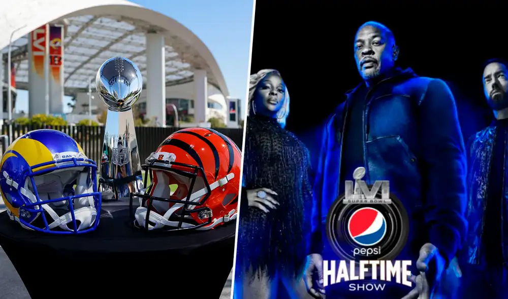 Conoce aquí cuáles serán los artistas que se presentarán en el show de medio tiempo del Super Bowl 2022. Foto: composición LR/Fabrizio Oviedo
