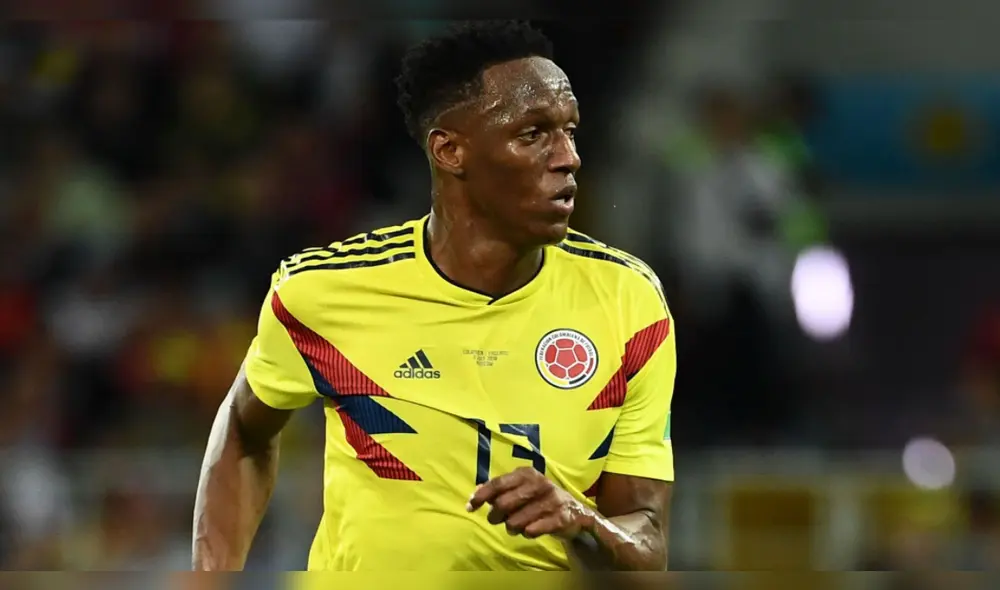 Yerry Mina estará ausente de 8 a 10 semanas. Foto: AFP