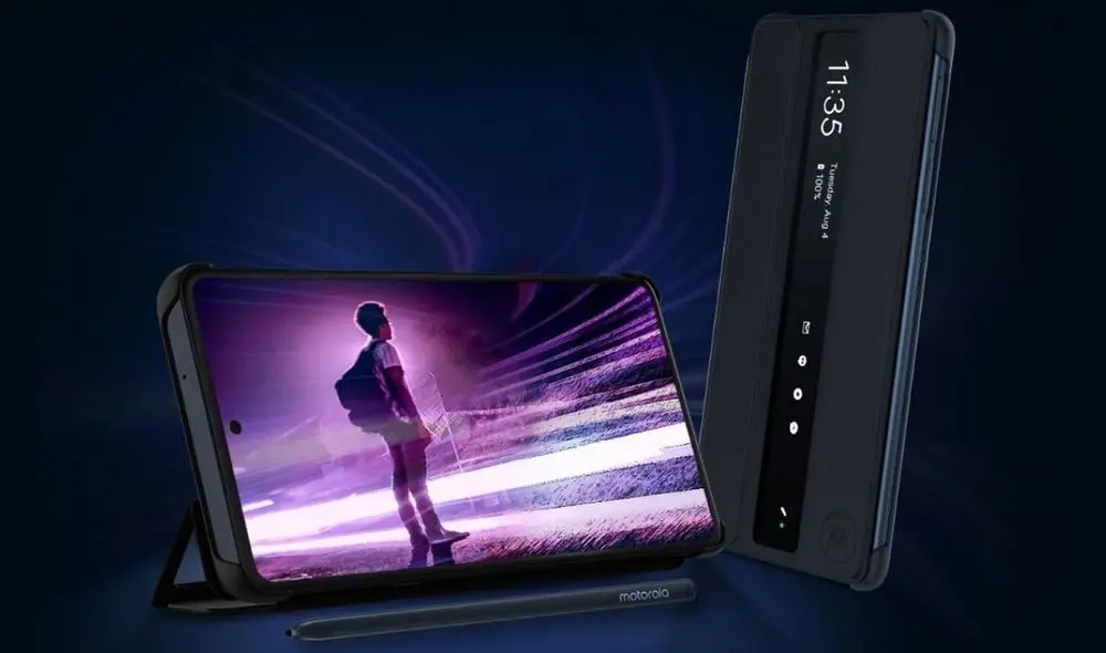 El nuevo teléfono de Motorola tendrá una gran pantalla OLED FullHD+ de 6.7″. Foto: Evan Blass
