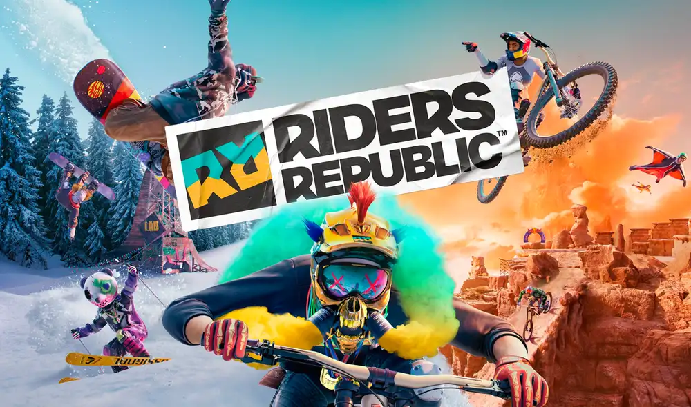 Riders Republic pone a prueba tus habilidades en bicicleta, esquís, tabla de snowboard o traje de alas. Foto: Ubisoft Riders Republic pone a prueba tus habilidades en bicicleta, esquís, tabla de snowboard o traje de alas. Foto: Ubisoft